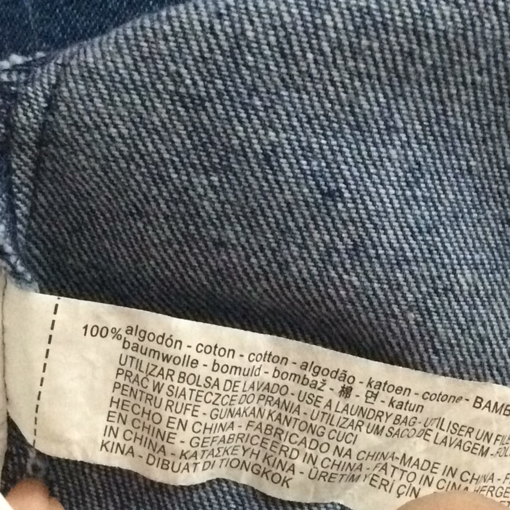 NWOT Zara Denim Frayed Slit Midi Skirt Siz… - Picture 8 of 8